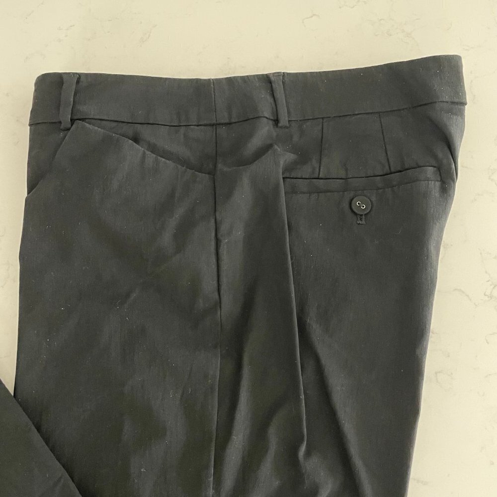 Lord & Taylor Kelly Ankle Mid Rise Pants Black Sz 8 - Picture 2 of 10